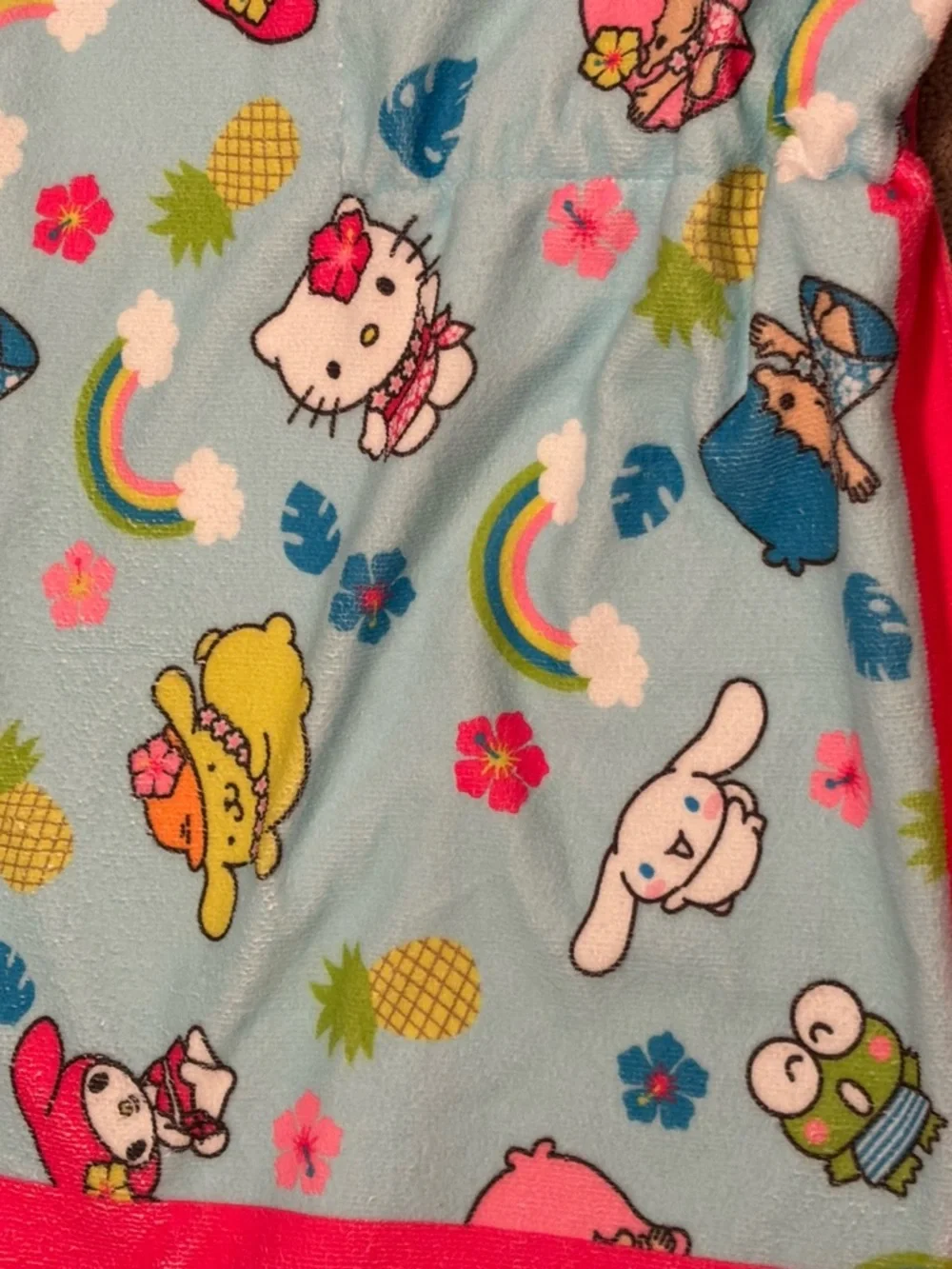 Loot Crate Sanrio Hello Kitty and Friends Beach Towel Bag Exclusive NWOT Keroppi